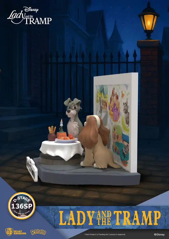 Disney D-Stage PVC Statue Lady and the Tramp 12 cm  product photo