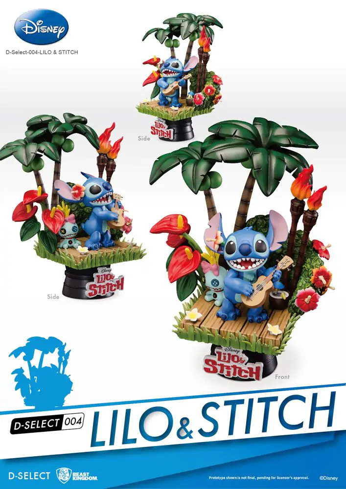 Disney D-Stage PVC Diorama Stitch 14 cm product photo