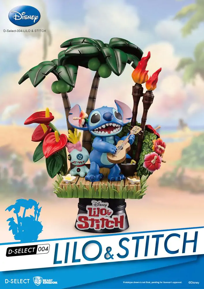Disney D-Stage PVC Diorama Stitch 14 cm product photo