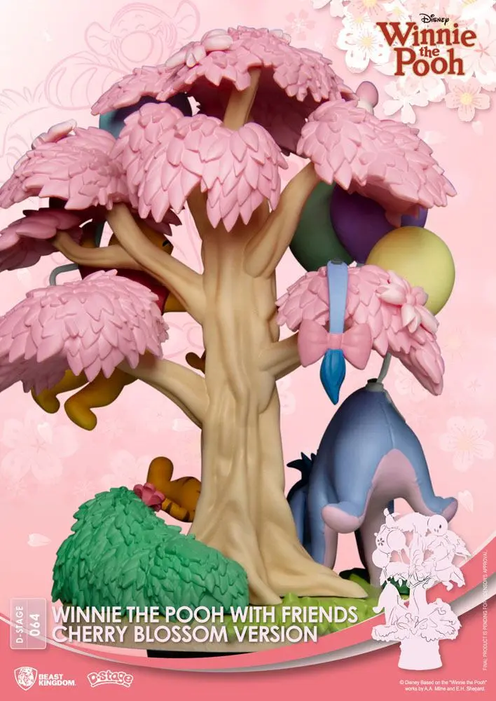 Disney D-Stage PVC Diorama Winnie the Pooh Cherry Blossom Version 15 cm product photo