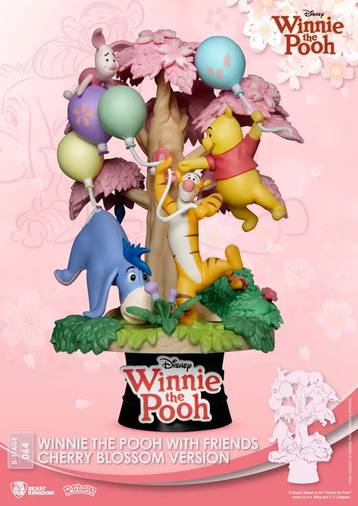 Disney D-Stage PVC Diorama Winnie the Pooh Cherry Blossom Version 15 cm product photo