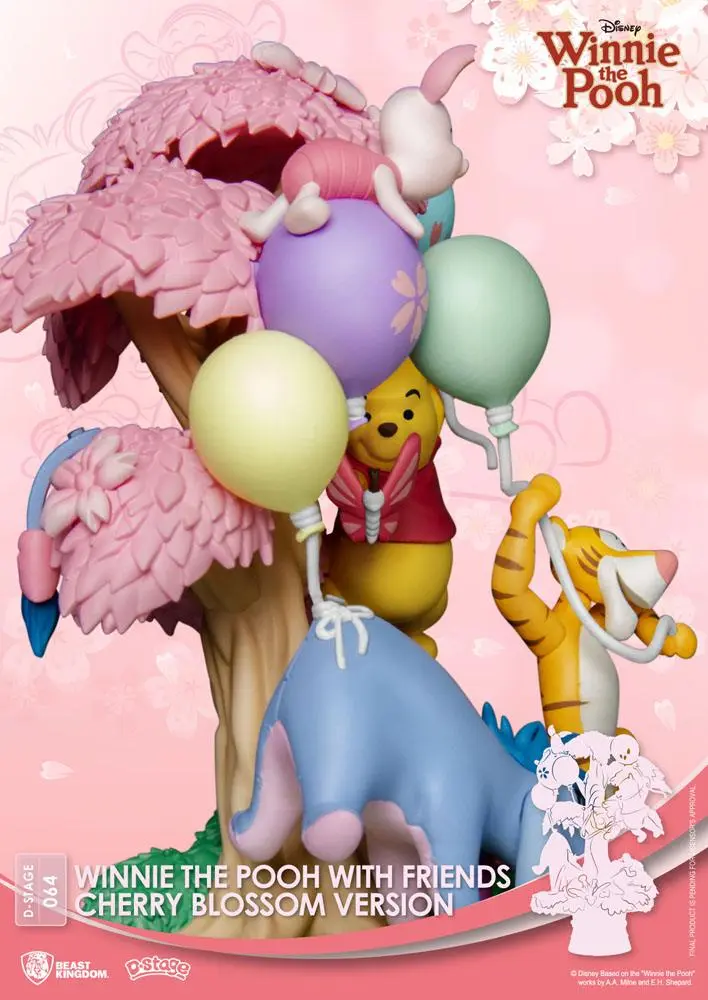 Disney D-Stage PVC Diorama Winnie the Pooh Cherry Blossom Version 15 cm product photo