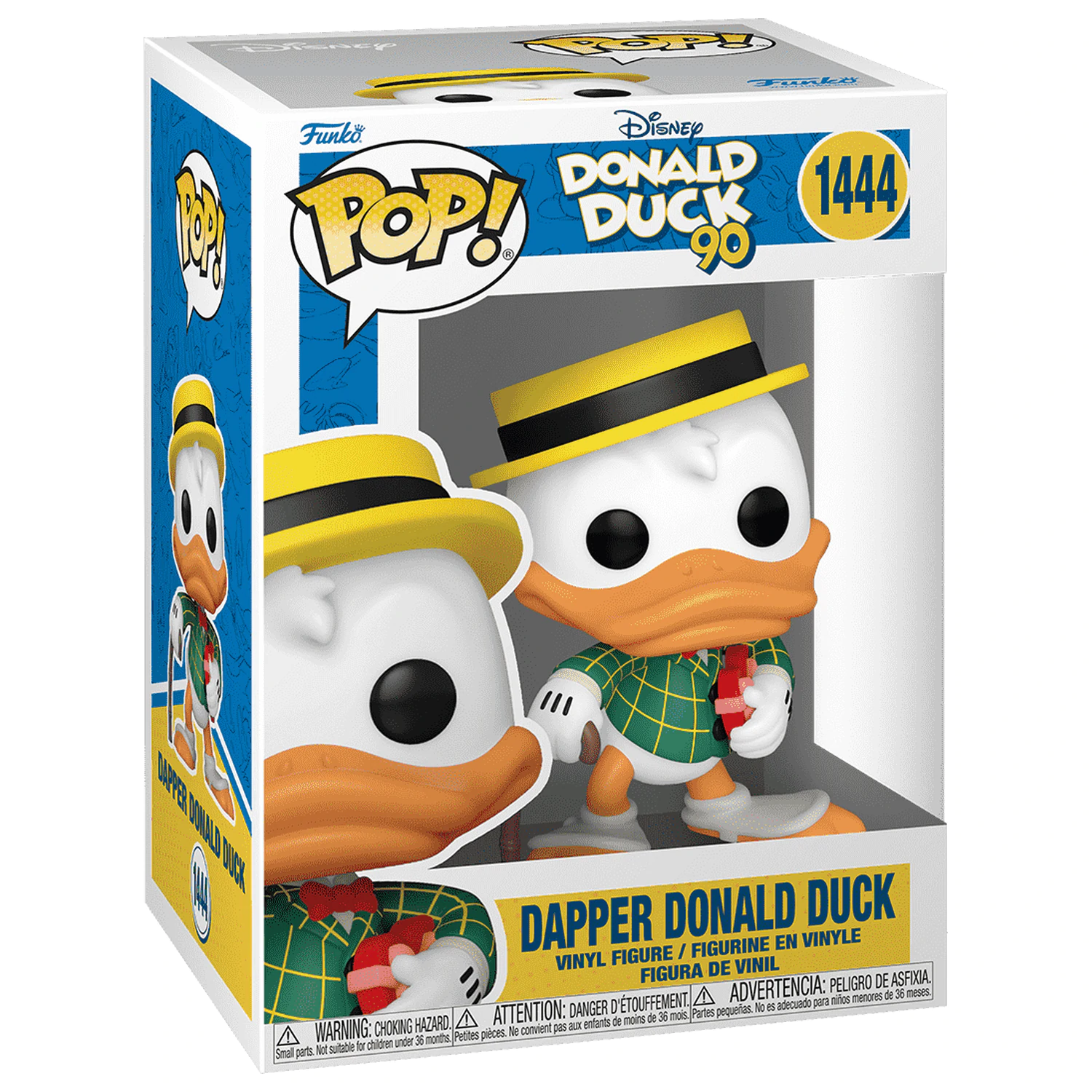 Disney DD 90th Anniversary Funko POP! Disney Vinyl Figure Donald Duck(dapper) 9 cm product photo