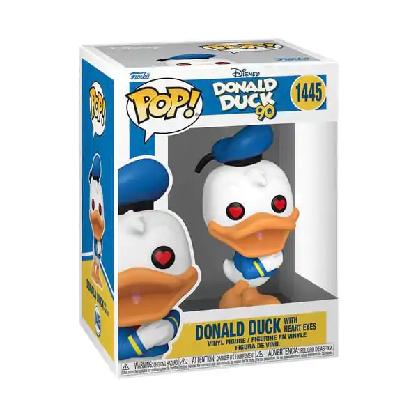 Disney DD 90th Anniversary Funko POP! Disney Vinyl Figure Donald Duck(heart eyes) 9 cm product photo