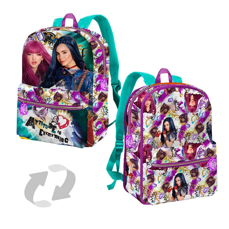 Disney Descendants reversible backpack 32cm product photo