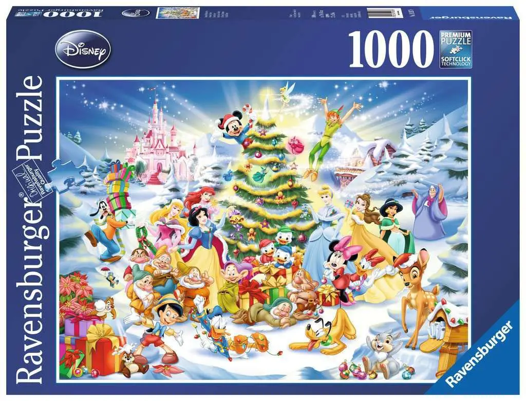 Disney Jigsaw Puzzle Disney's Christmas (1000 pieces) product photo