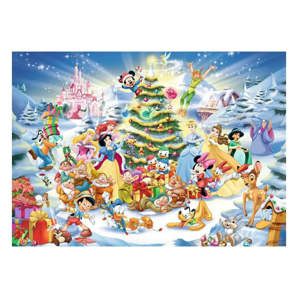 Disney Jigsaw Puzzle Disney's Christmas (1000 pieces) product photo