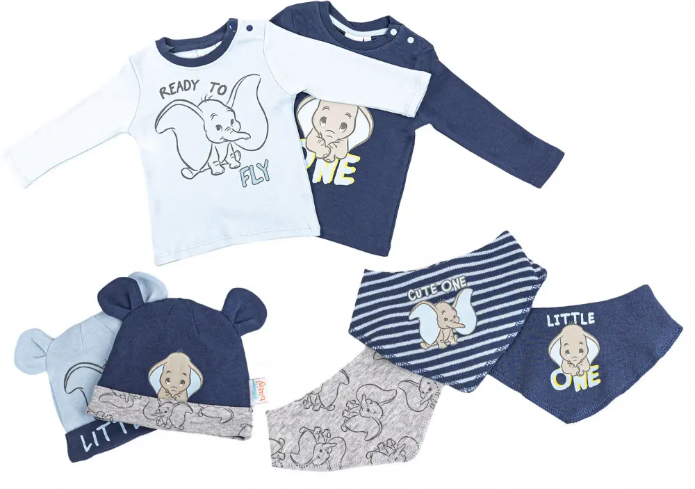 Disney Dumbo Baby T-shirt + Hat and Bib 7 Piece Set 86/92 cm product photo