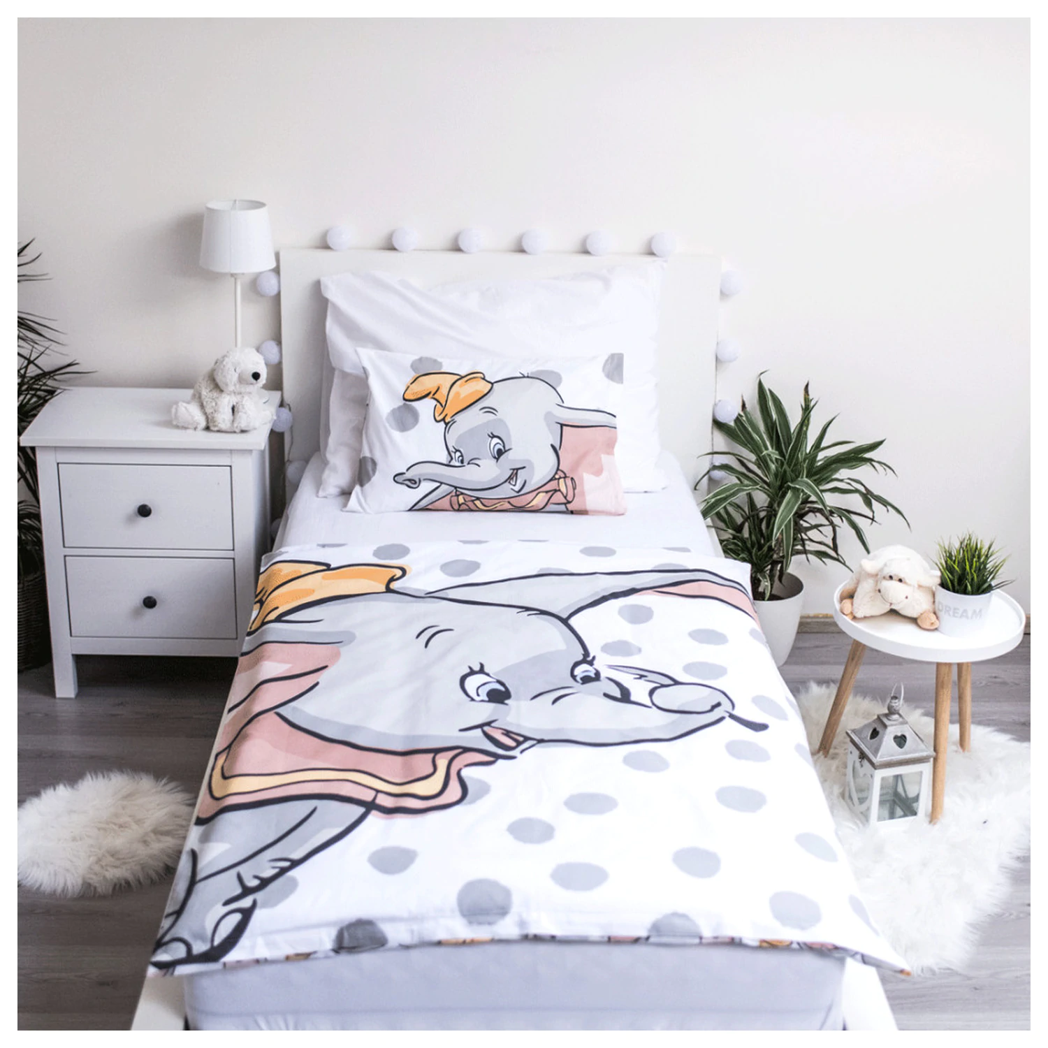 Disney Dumbo Dots Toddler Duvet Cover product photo