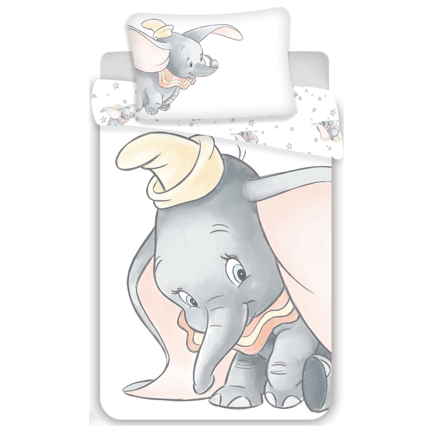 Disney Dumbo Grey Toddler and Preschool Duvet Cover product photo