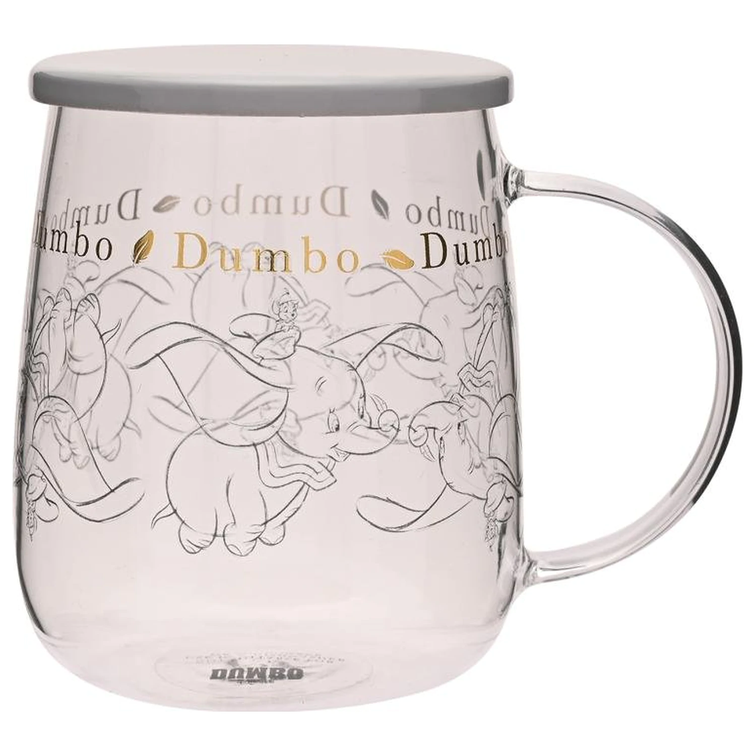 Disney Dumbo Glass Mug with Lid 532ml product photo