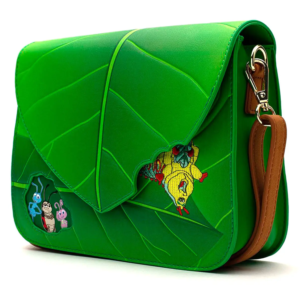 Loungefly Disney A Bugs Life Leaf crossbody bag product photo