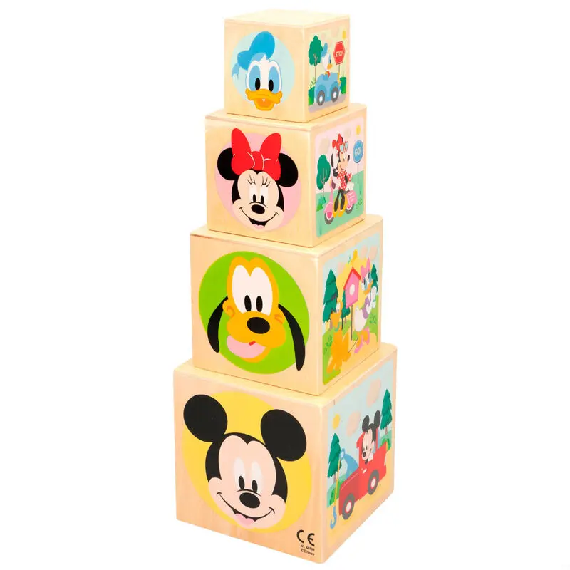 Disney wooden cubes tower product photo