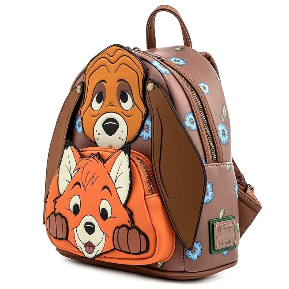 Loungefly Disney Fox and Hound Copper Todd backpack 26cm product photo
