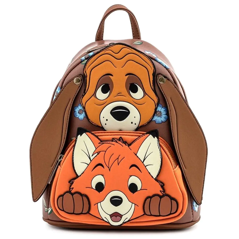 Loungefly Disney Fox and Hound Copper Todd backpack 26cm product photo