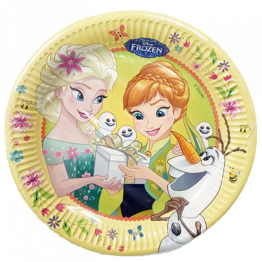 Disney Frozen Fever, Frozen Paper Plates 8 pcs 23 cm product photo