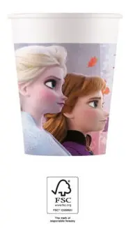 Disney Frozen II, Frozen paper cup 8 pieces 200 ml FSC product photo