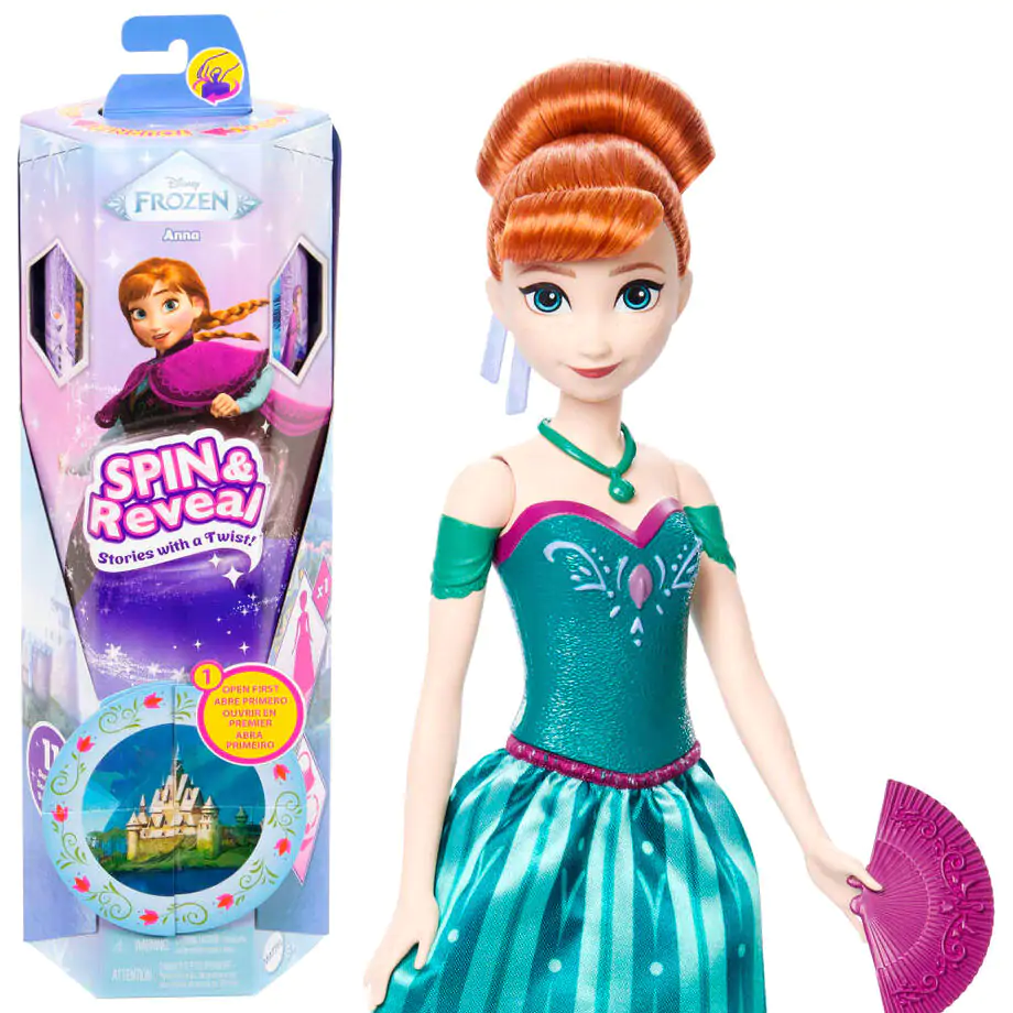 Disney Frozen Spin And Reveal Anna doll product photo