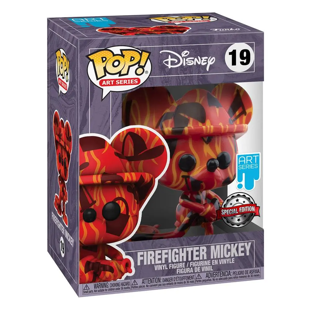 Disney POP! Disney Artist Series Vinyl Figure Firefighter Mickey 9 cm product photo