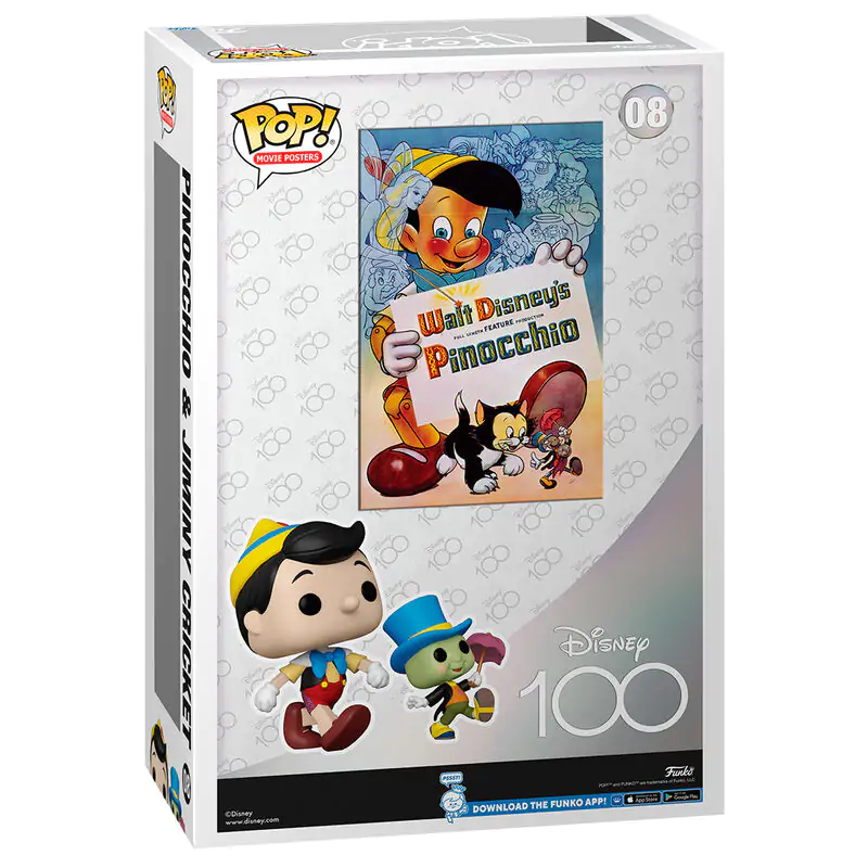 Disney POP! Movie Poster & Figure Pinocchio 9 cm product photo