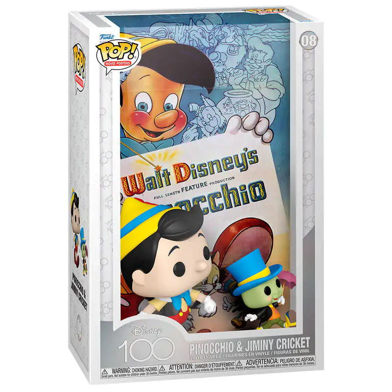 Disney POP! Movie Poster & Figure Pinocchio 9 cm product photo