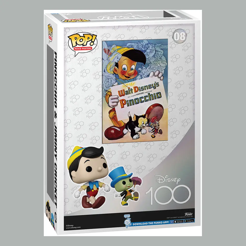 Disney POP! Movie Poster & Figure Pinocchio 9 cm product photo