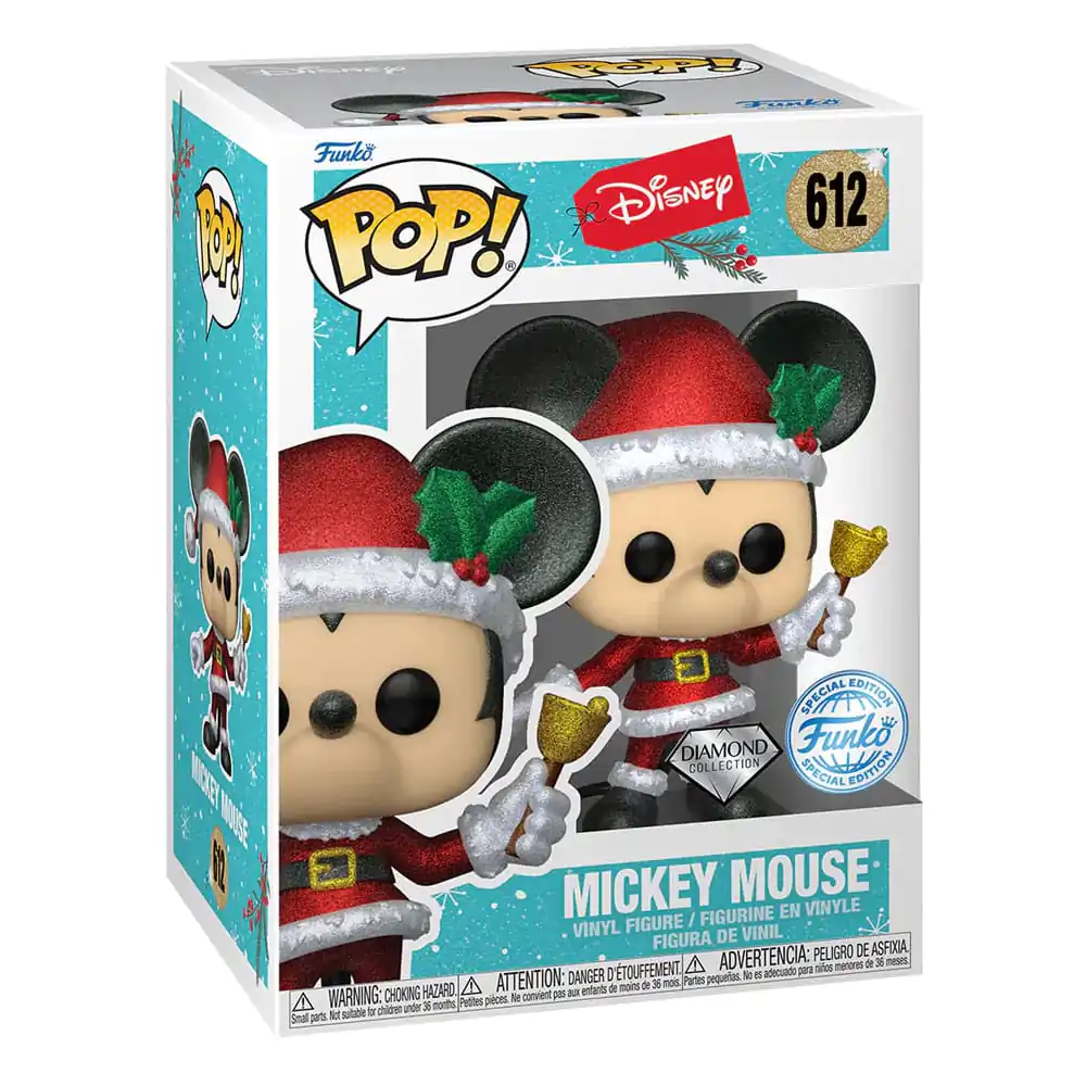Disney Funko POP! Vinyl Figure Holiday Mickey Mouse (Diamond Collection) Special Edition 9 cm product photo