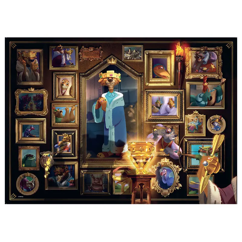 Disney Villainous Jigsaw Puzzle Prince John (1000 pieces) product photo