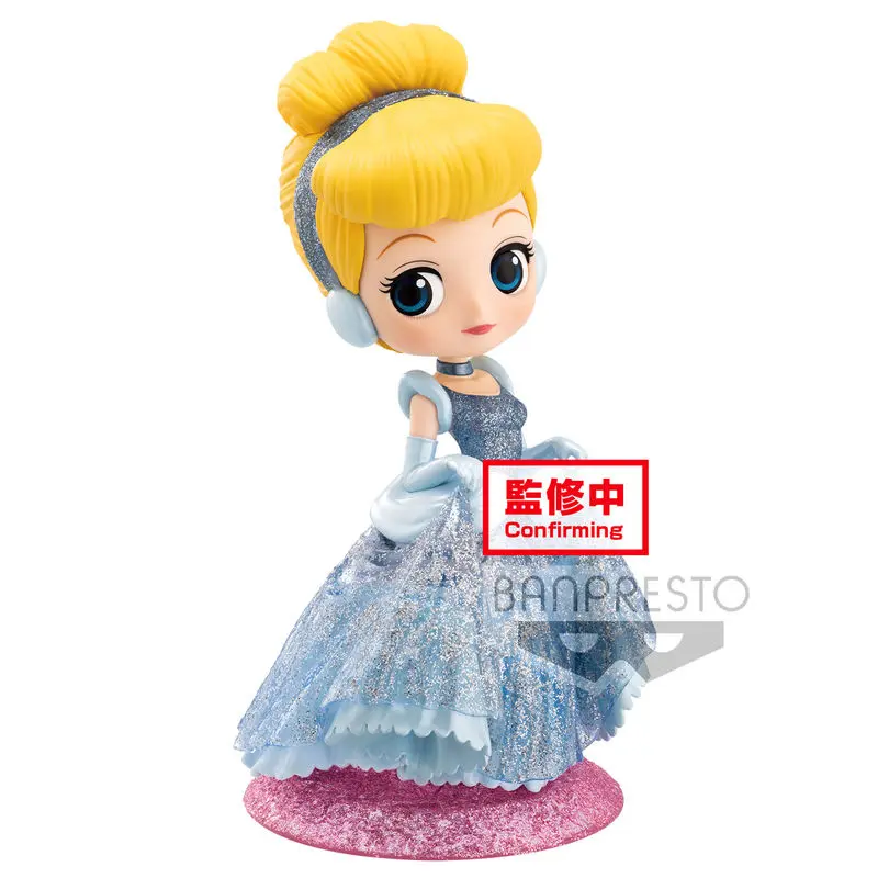 Disney Cinderella Glitter Q Posket figure 14cm product photo