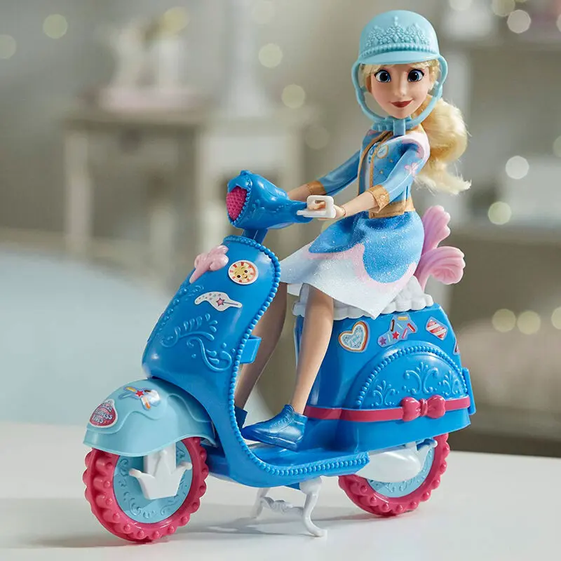 Disney Cinderella + scooter doll product photo
