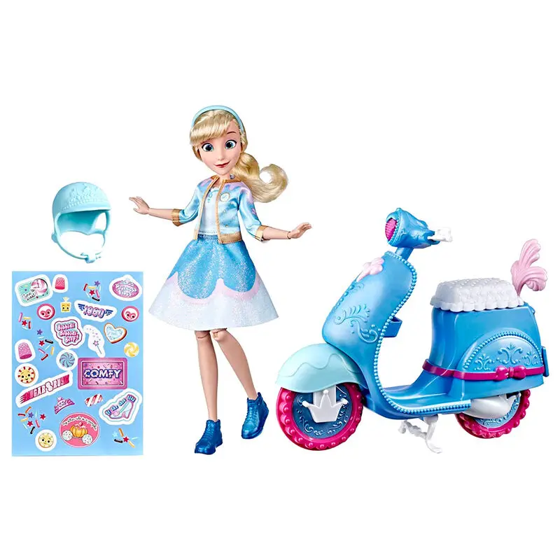 Disney Cinderella + scooter doll product photo