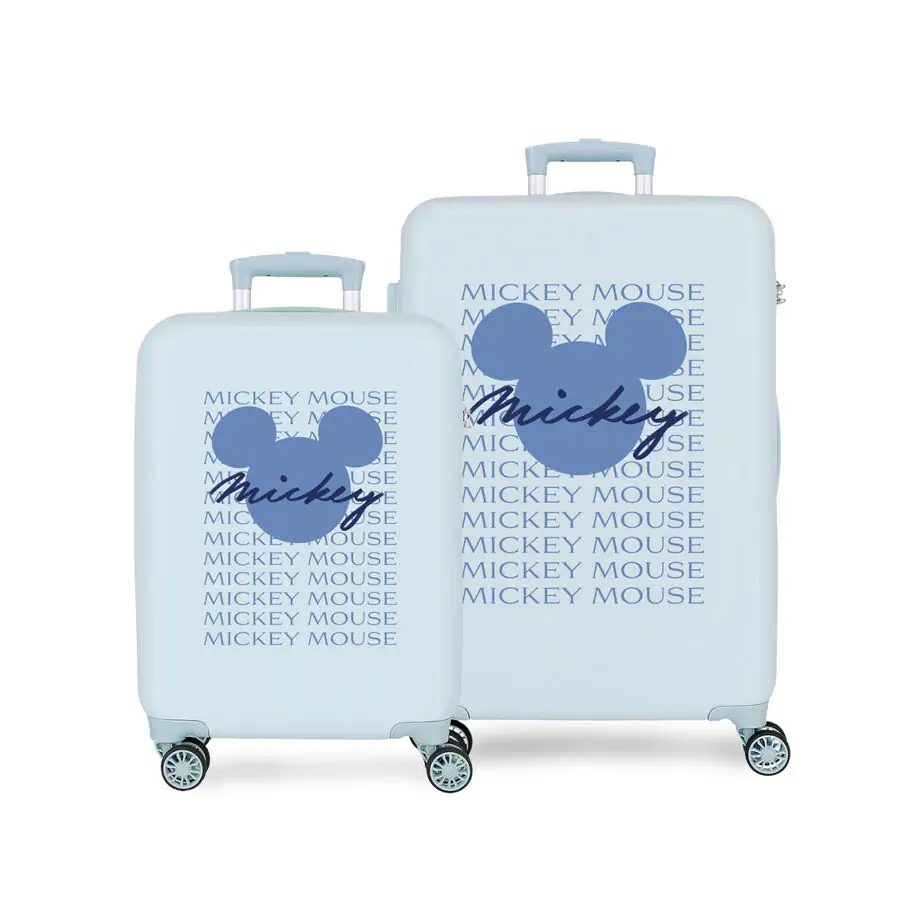 Disney Have a Good Time Mickey ABS pack 2 trolley suitcases product photo