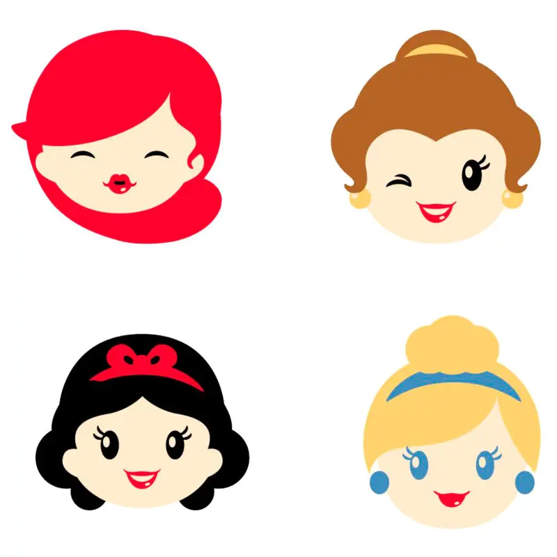 Disney Princess pack 4 eraser product photo