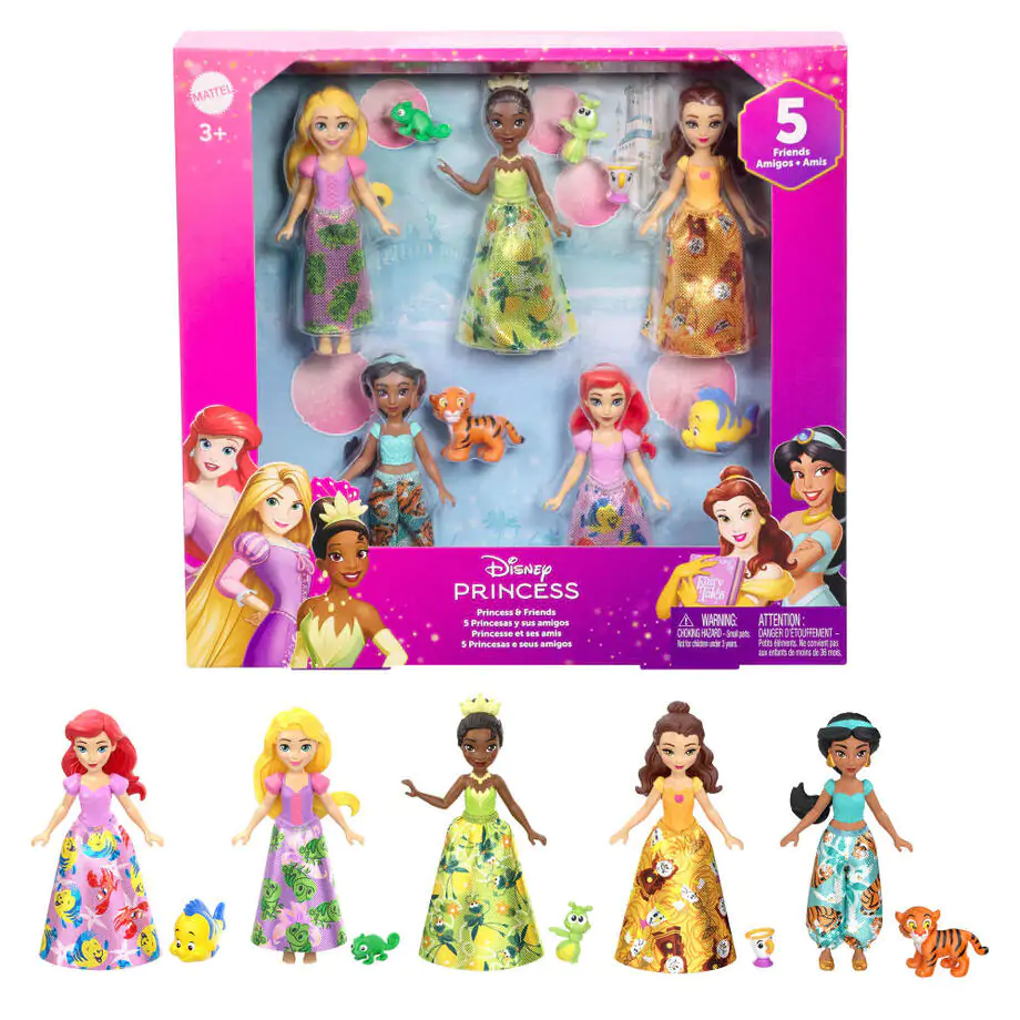 Disney Princess blister 5 dolls product photo