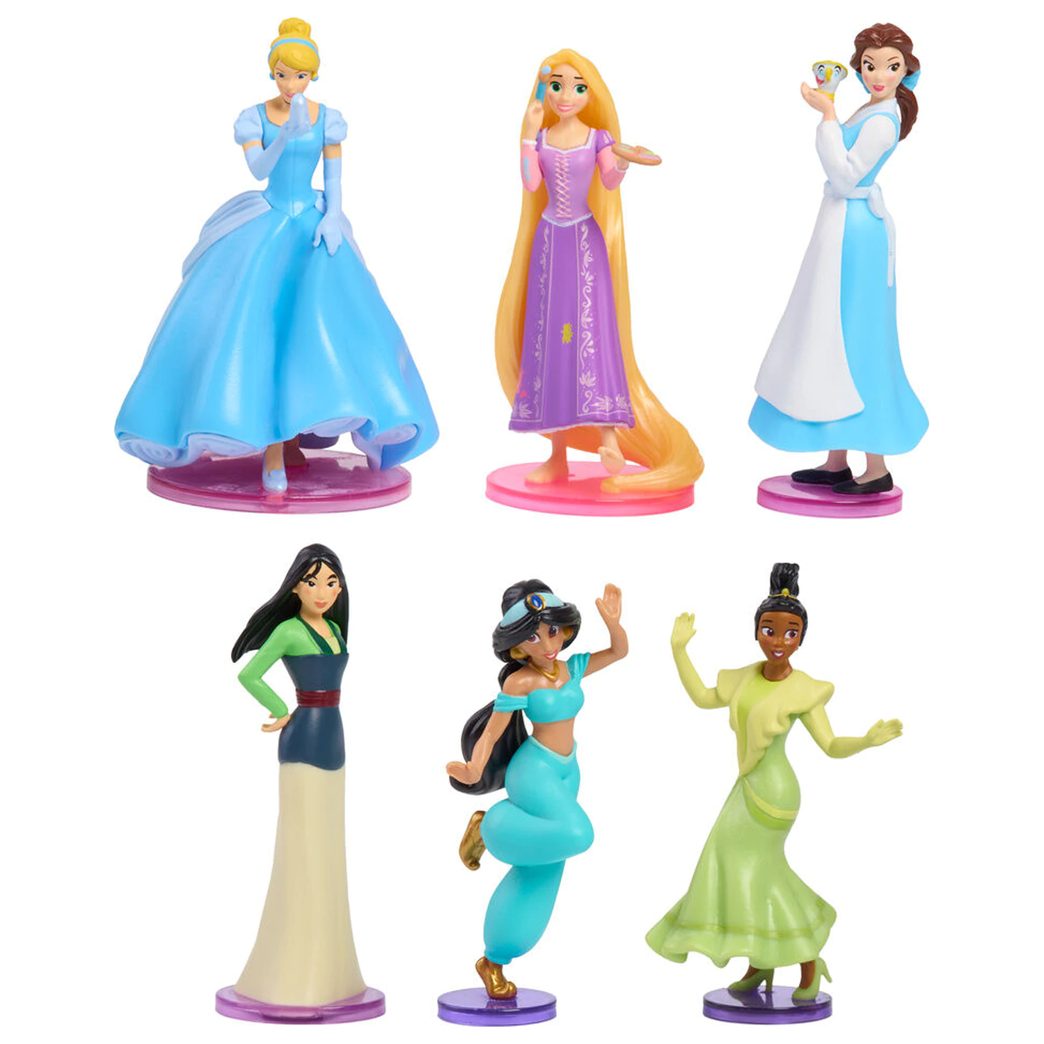 Disney Princess set of 6 Figures product photo