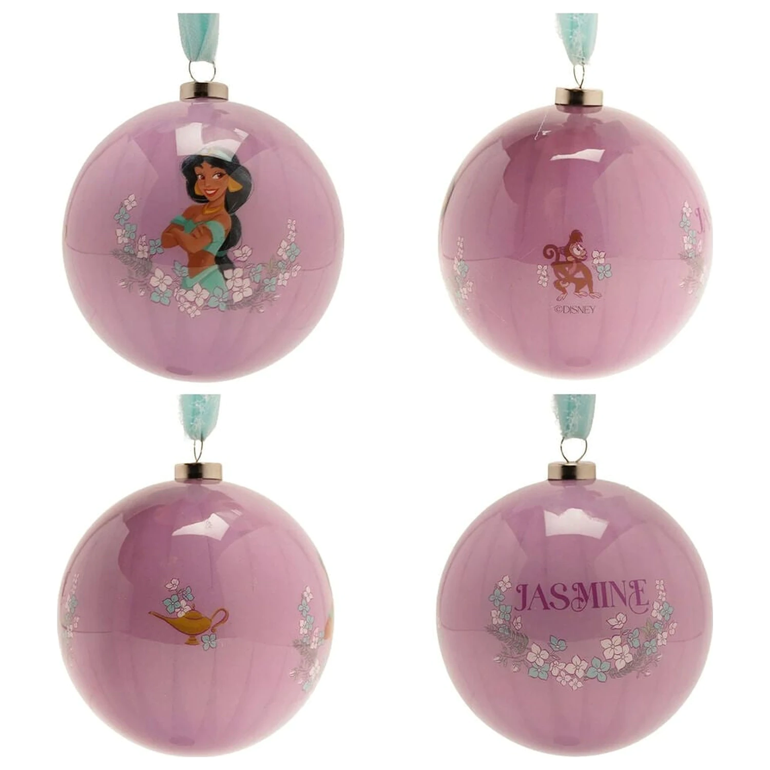 Disney Princess Set of 7 Christmas baubles product photo