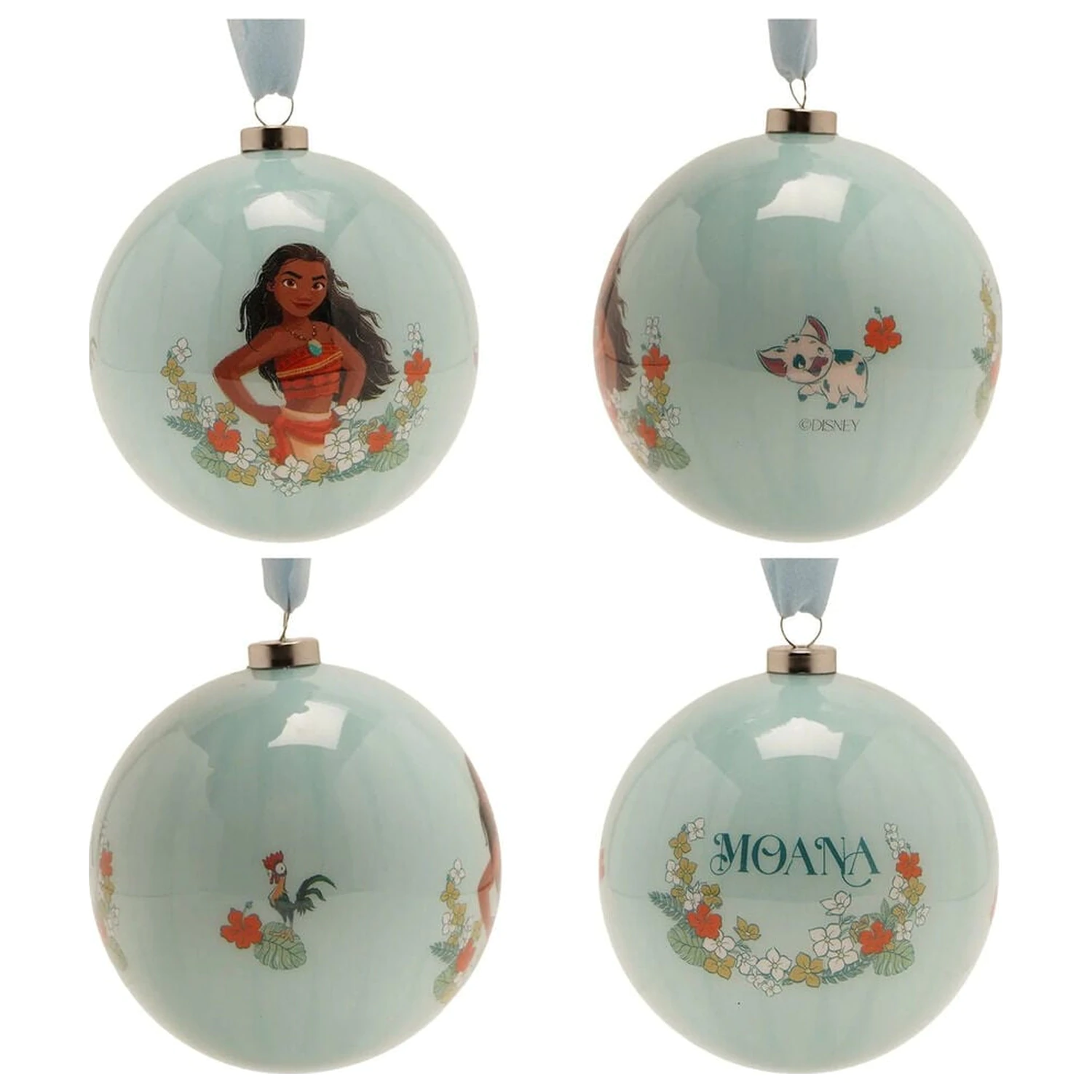 Disney Princess Set of 7 Christmas baubles product photo