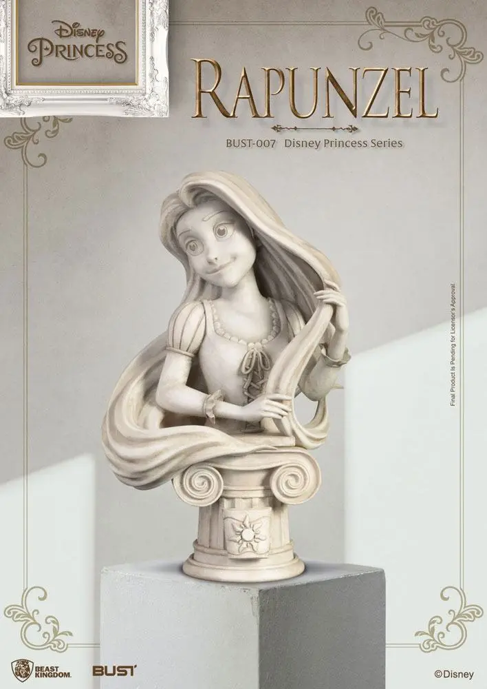 Disney Princess Series PVC Bust Rapunzel 15 cm termékfotó