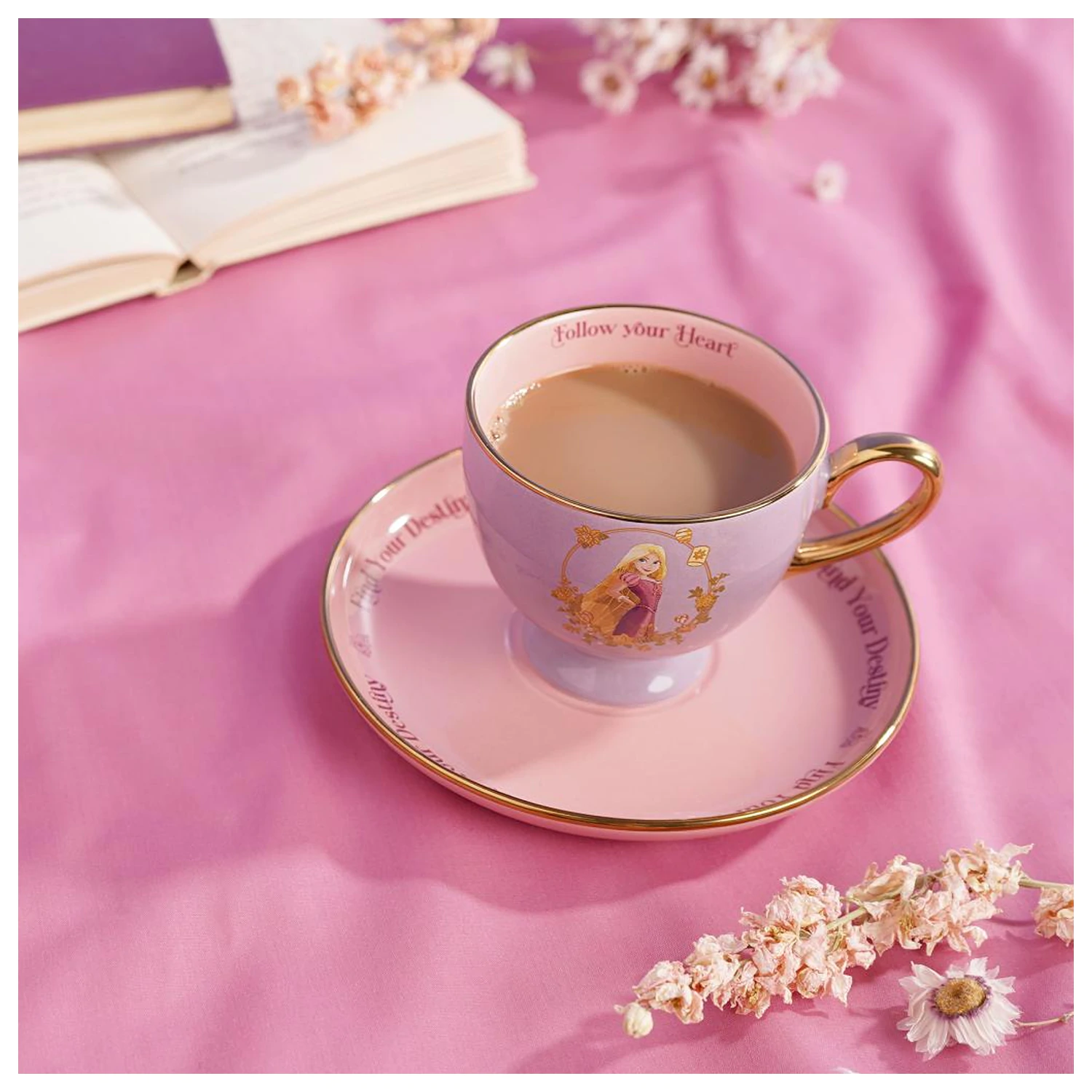 Disney Princess Rapunzel Tea Cup + Saucer 207ml product photo
