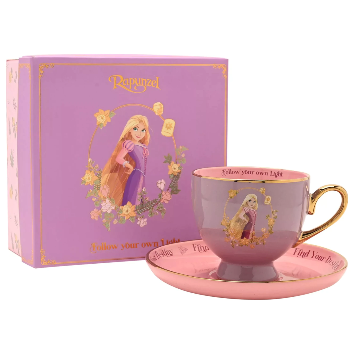 Disney Princess Rapunzel Tea Cup + Saucer 207ml product photo