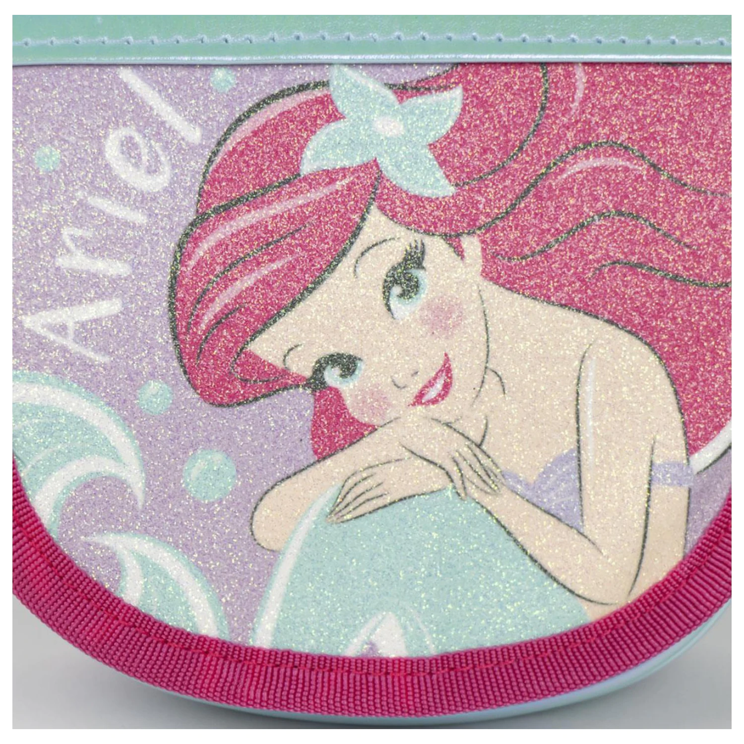 Disney Princess Ariel Glitter Crossbody Shoulder Bag product photo