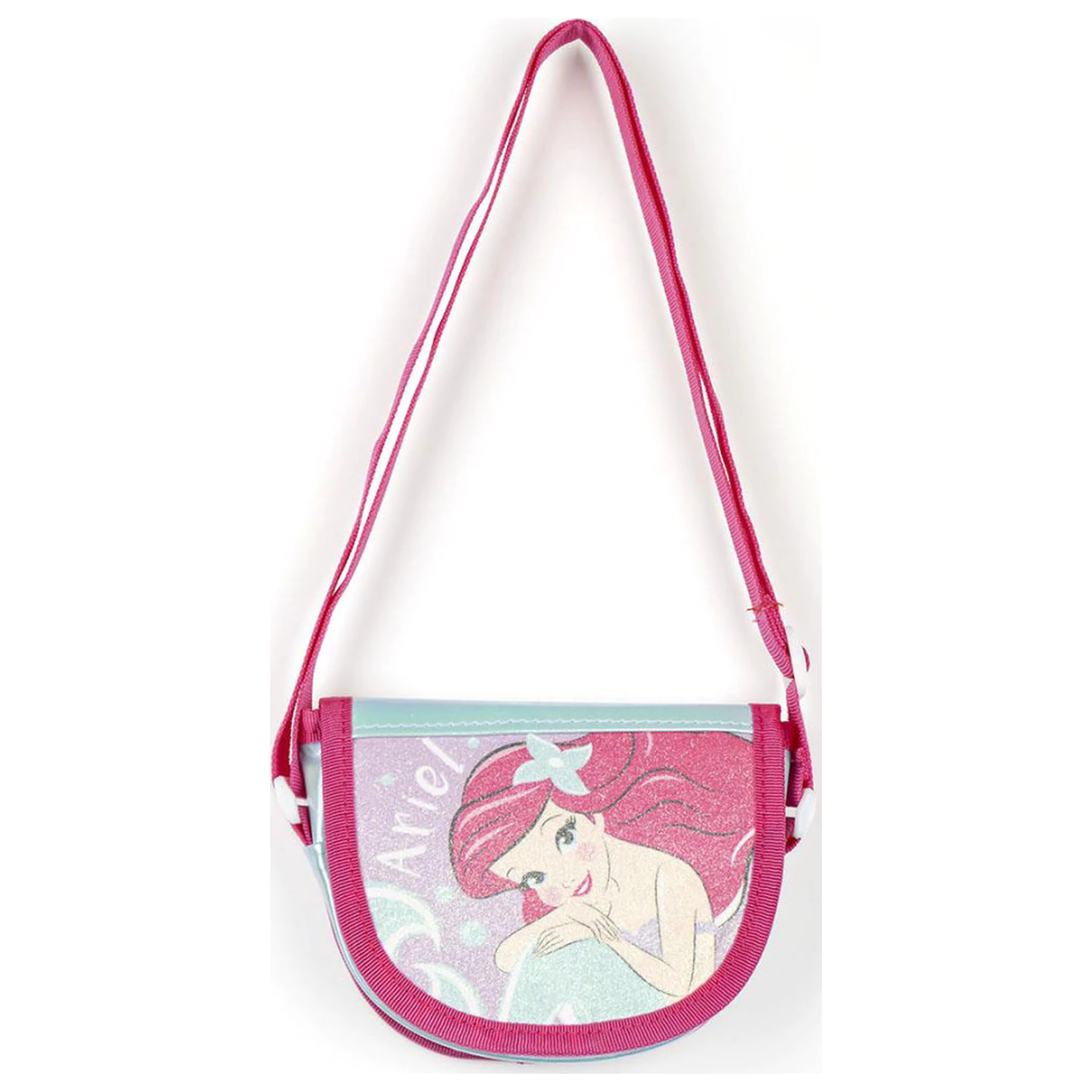 Disney Princess Ariel Glitter Crossbody Shoulder Bag product photo