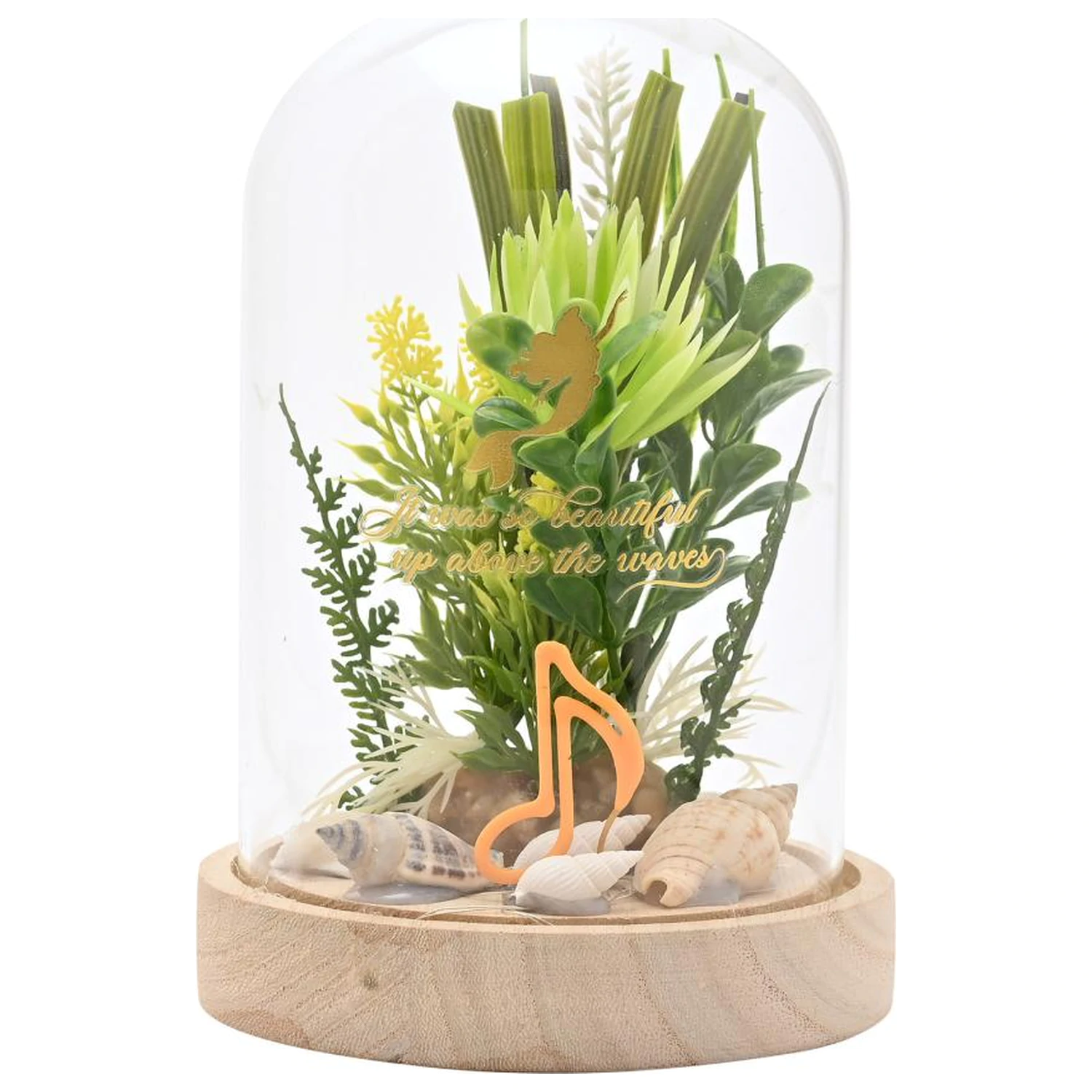 DISNEY PRINCESS Ariel Floral Cloche with a Neon Light product photo