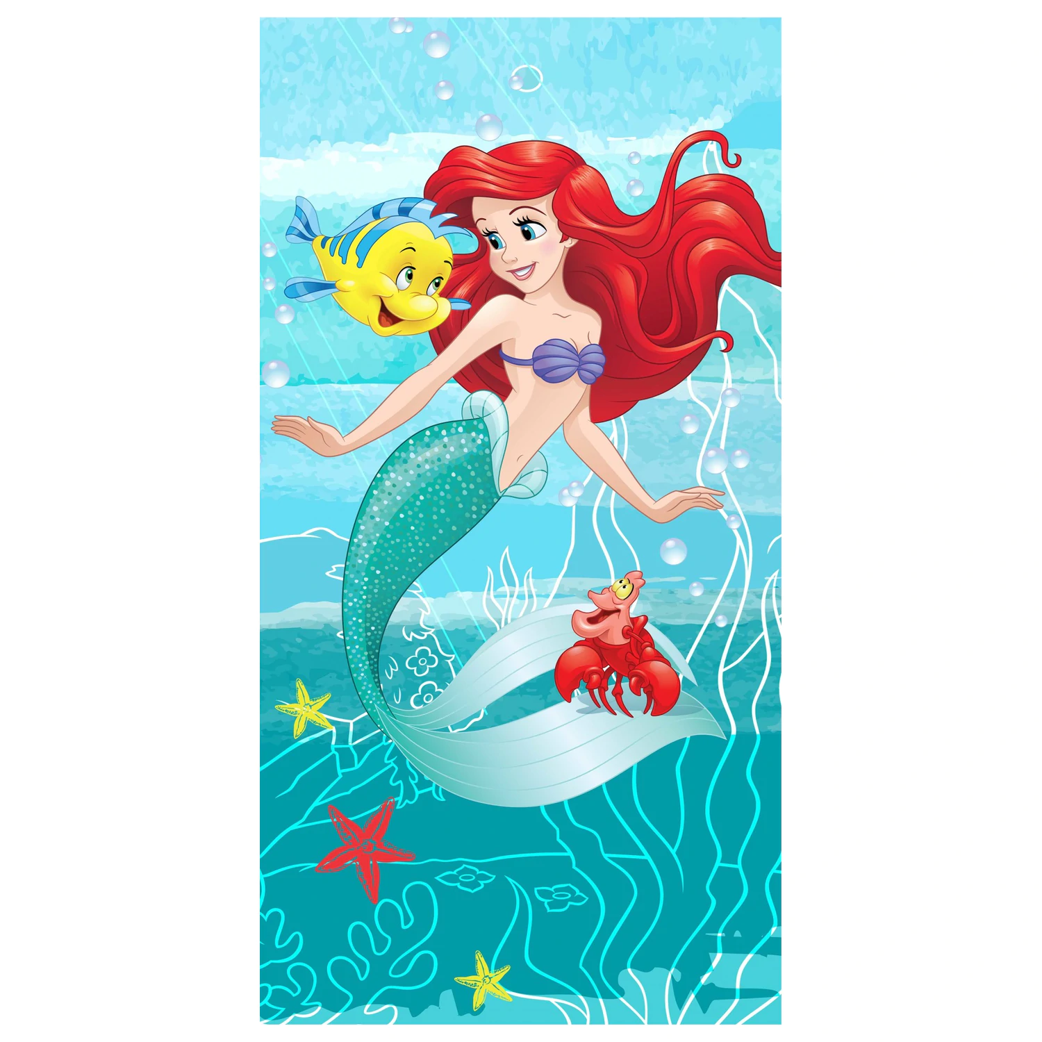 Disney Princess, Ariel and Friends Towel 70x140cm product photo