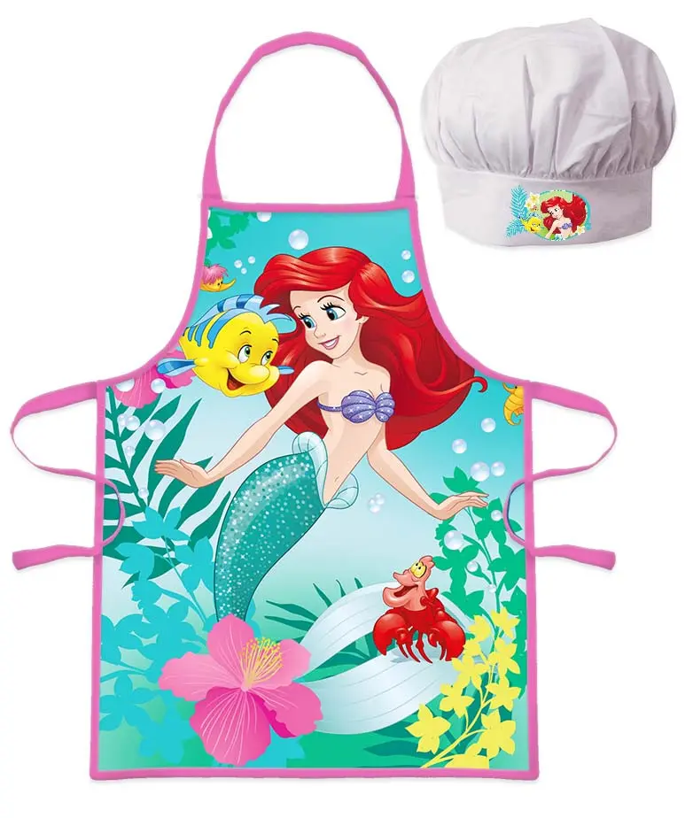 Disney Princesses Ariel Kids Apron 2-piece Set product photo