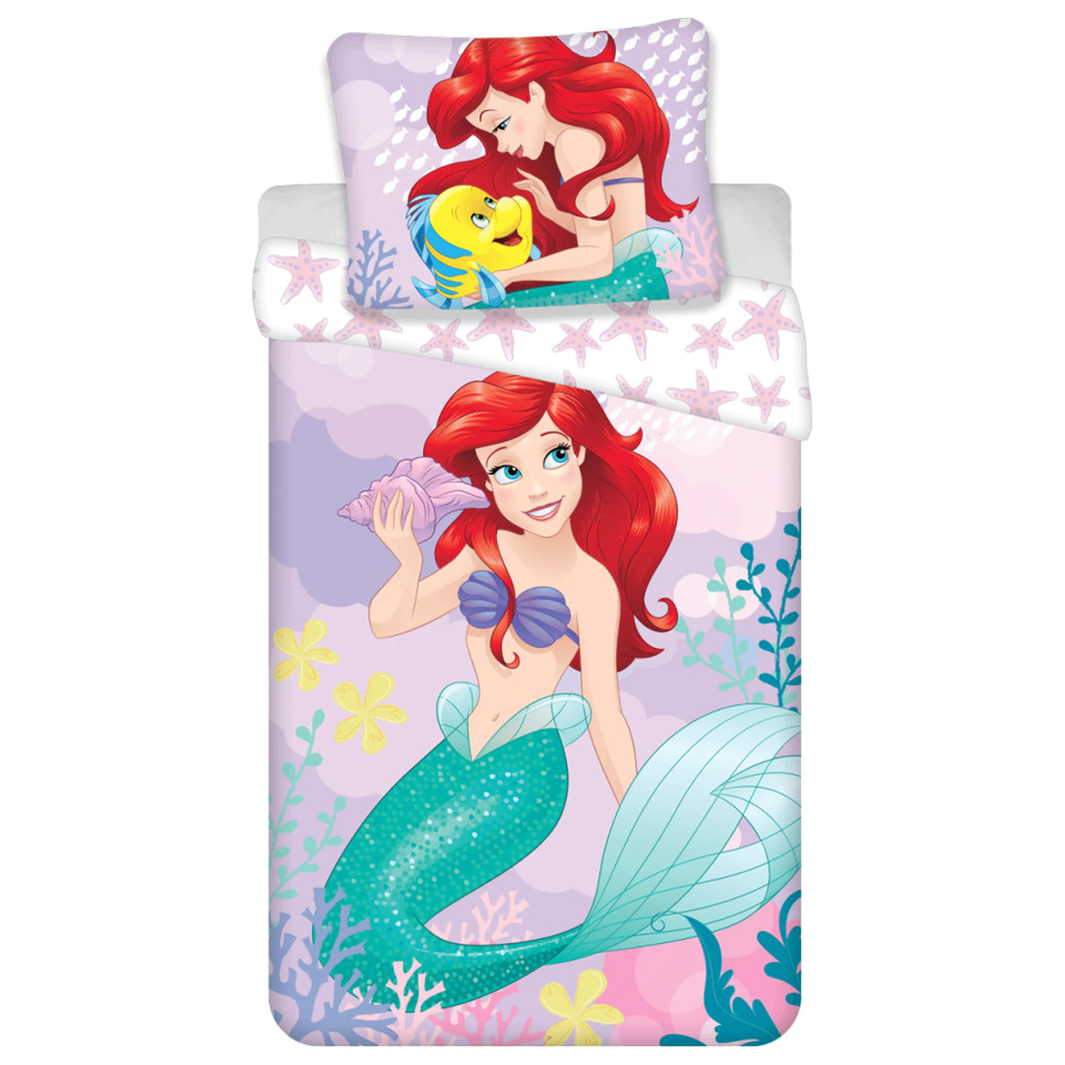 Disney Princess Ariel Pink Duvet Cover product photo