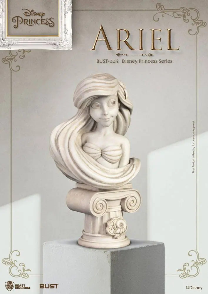 Disney Princess Series PVC Bust Ariel 15 cm product photo