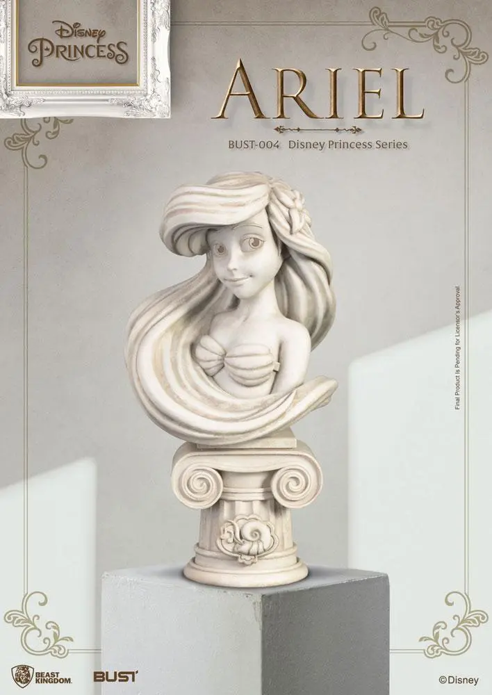 Disney Princess Series PVC Bust Ariel 15 cm product photo