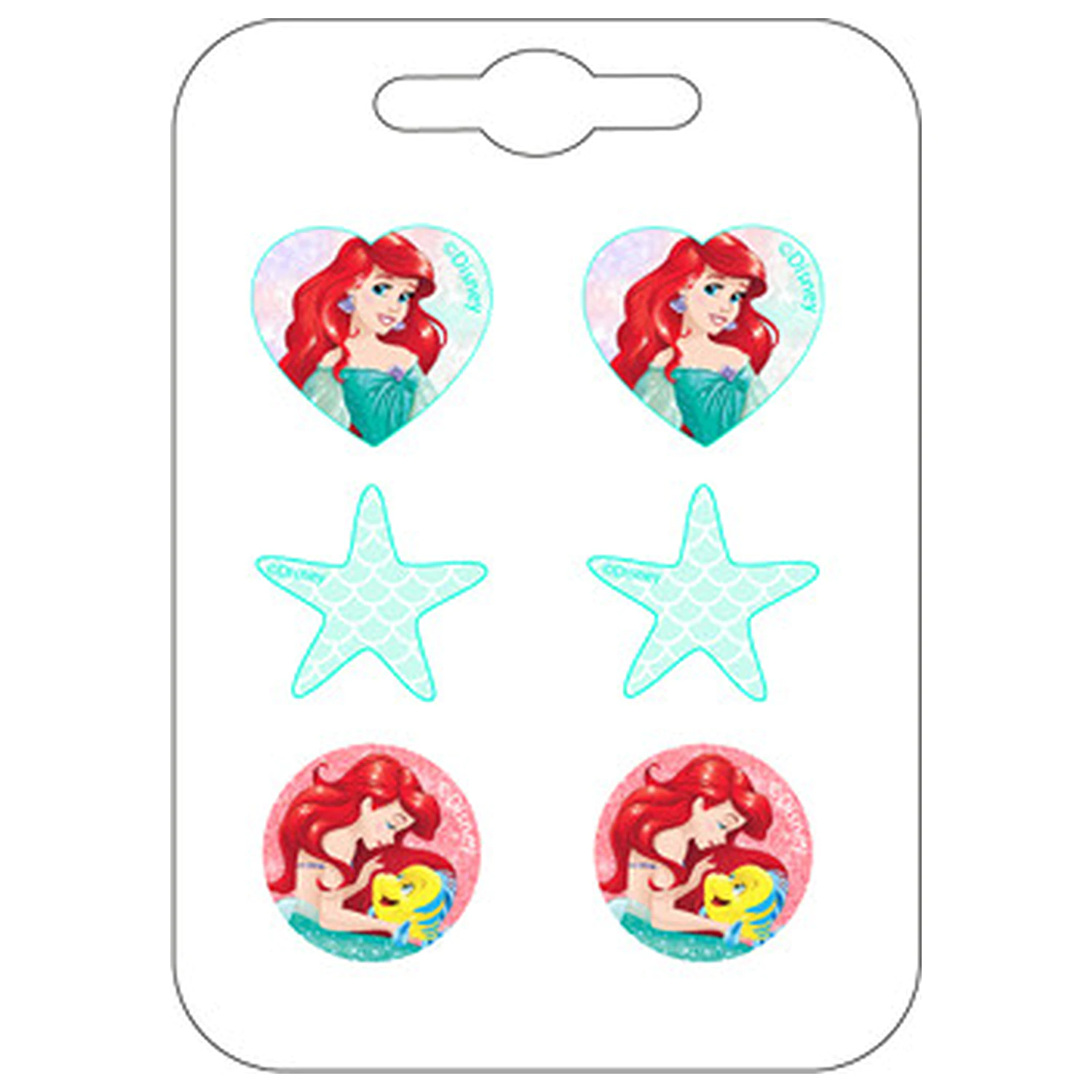 Disney Princess, Ariel Star Earring Set 3 Pairs product photo