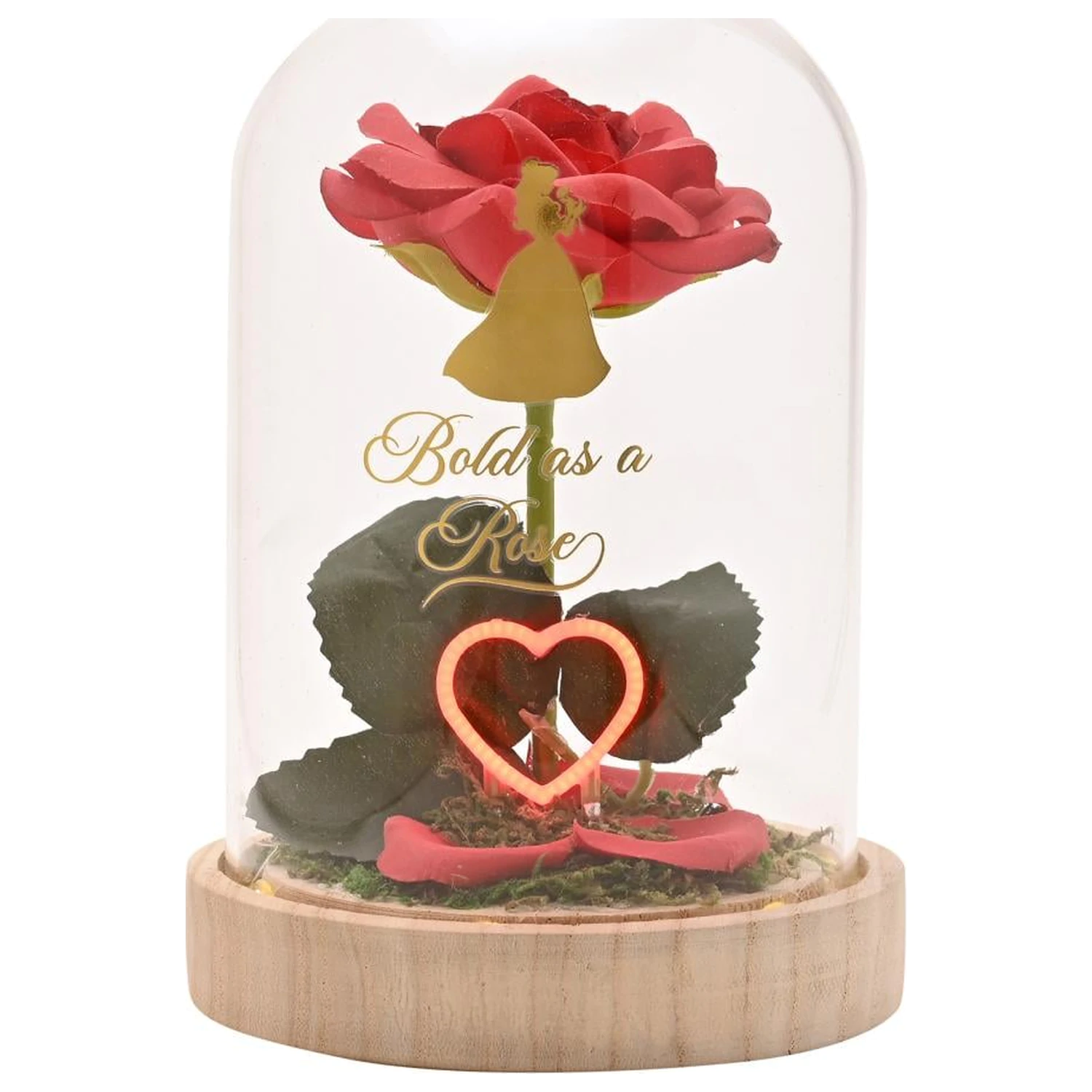 Disney Princess Belle Floral Cloche with a Neon Light product photo